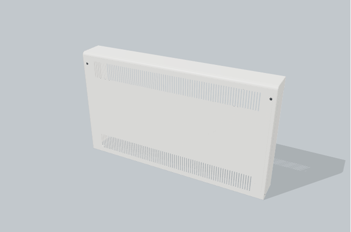 Reference view of an Eazi Access floor-standing cover with upper-front slots