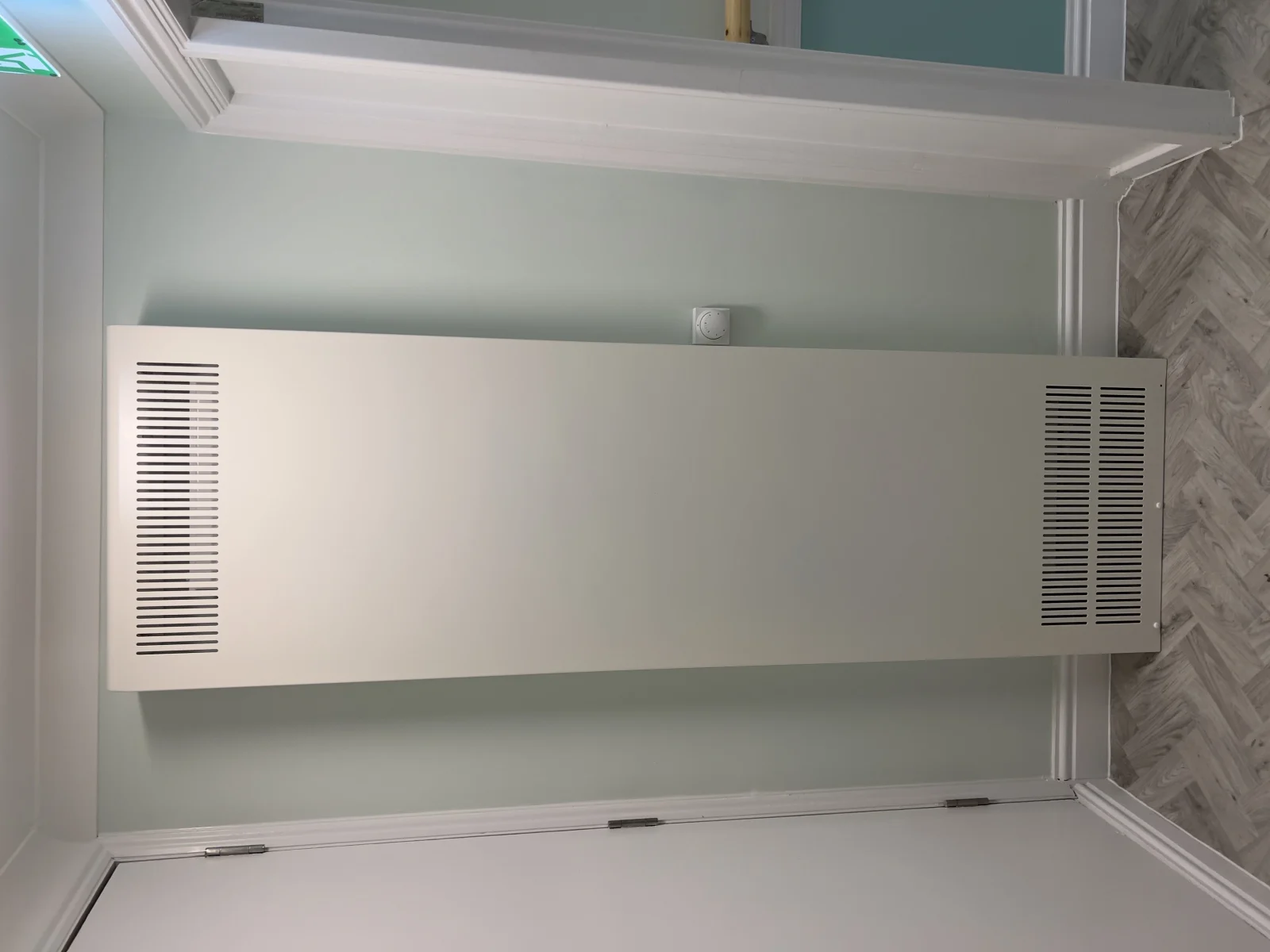 Coverad steel radiator covers in a nursing-home refurbishment project