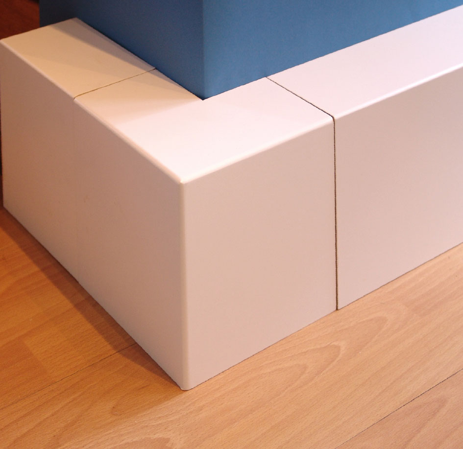 Coverad Pipe Boxing corner detail