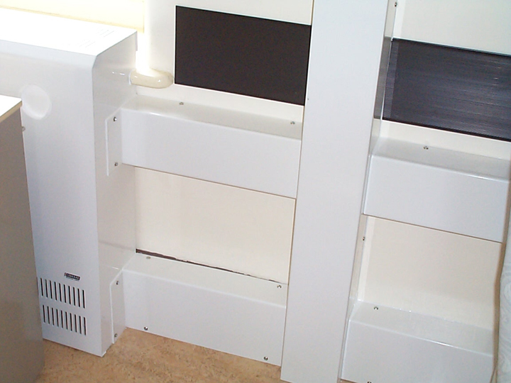 Coverad pipe boxing installation detail